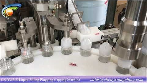 CX-YGF E-Liquid Filling Plugging Capping Machine for 120ML