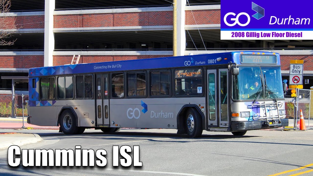 GoDurham: 2008 Gillig Low Floor (0801) on Route 5 (Cummins ISL)