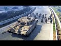 US Army vs Merryweather, FIB and Bodyguards | GTA 5 NPC Wars 37