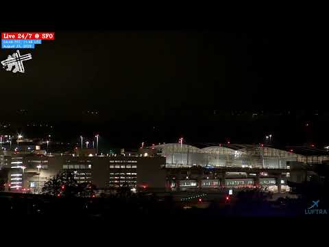 SFO Airport Tracking, August 23, 2025, Part 1