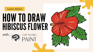 How to draw Hibiscus Flower using app on a tablet / phone. screenshot 4