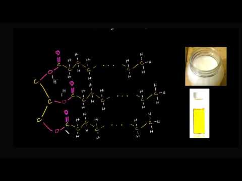 ტრიაგლიცერიდების (ცხიმების) მოლეკულური სტრუქტურა