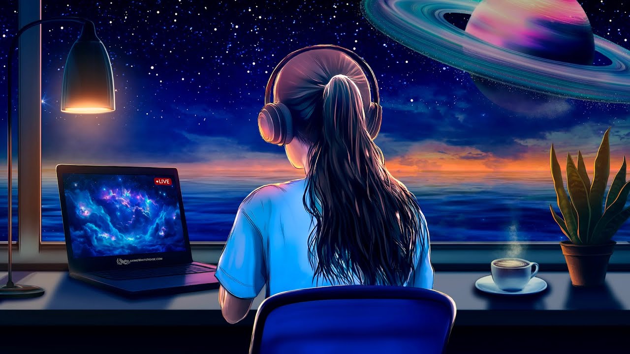 Study With Me | White Noise Live Stream 24/7 ✏️