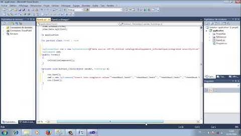 ADO net C#  Bouton Ajouter un enregistrement en Mode connecté