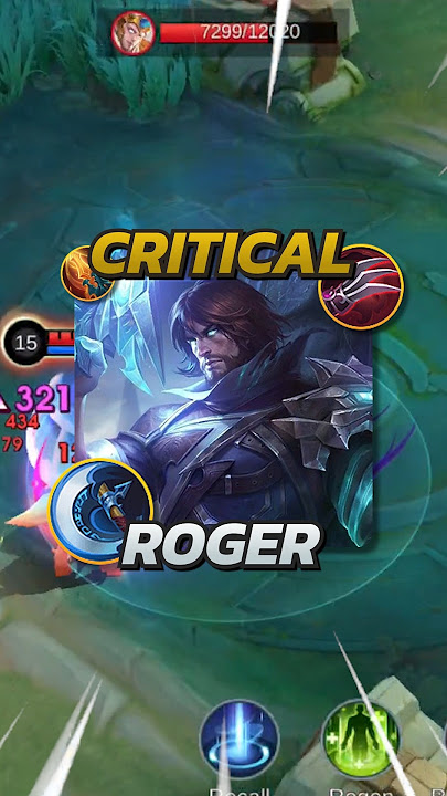 Critical Roger vs Trinity Roger! Mobile Legends #mobilelegends #mlbb #gaming
