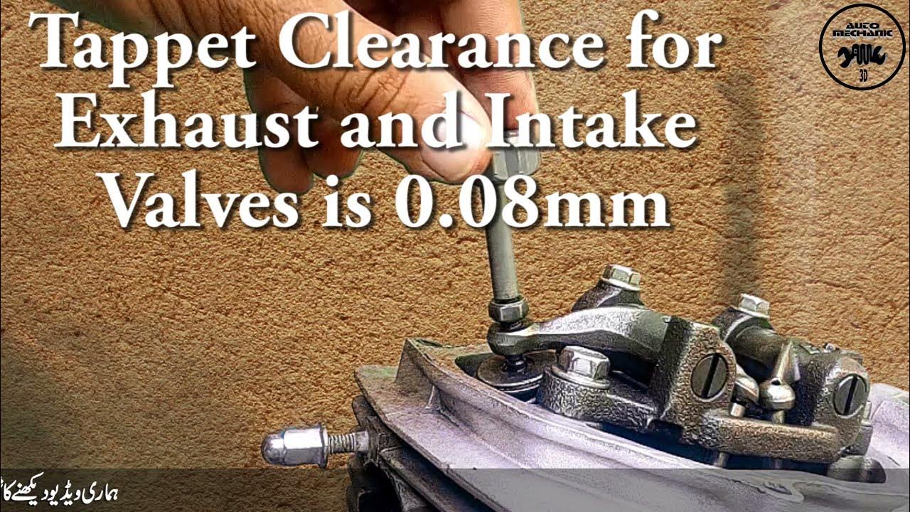Honda cg 125 tappet settings | Valve clearance adjustment for