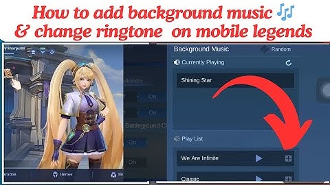 how to add music on mobile legends | Change background music on mobile legend | legends sound change