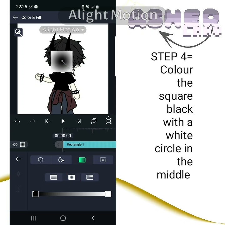 Alight Motion smooth blinking tutorial ll Gacha ll Alight Motion Tutorial #gacha #tutorial