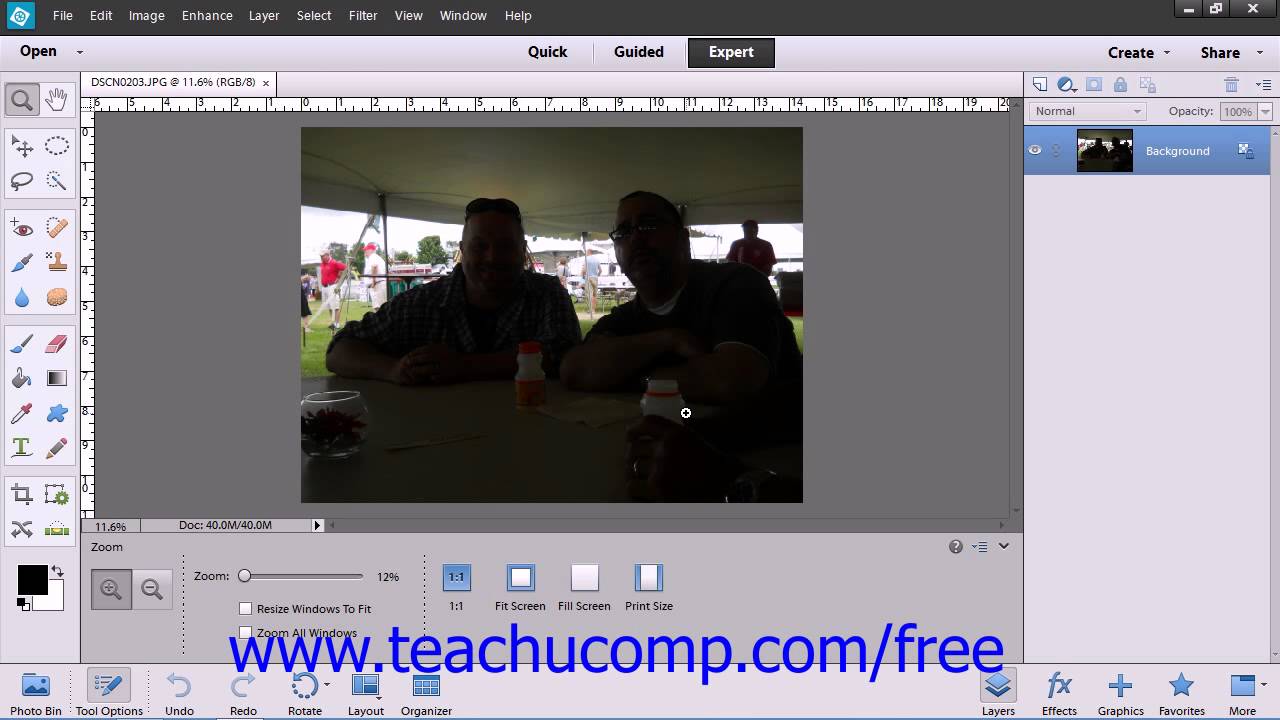 Photoshop Elements 12 Tutorial Adjusting Brightness/Contrast Adobe ...