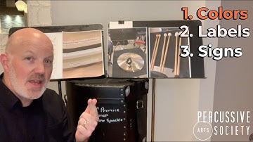 Percussion section organization with John Leister for PAS Classroom