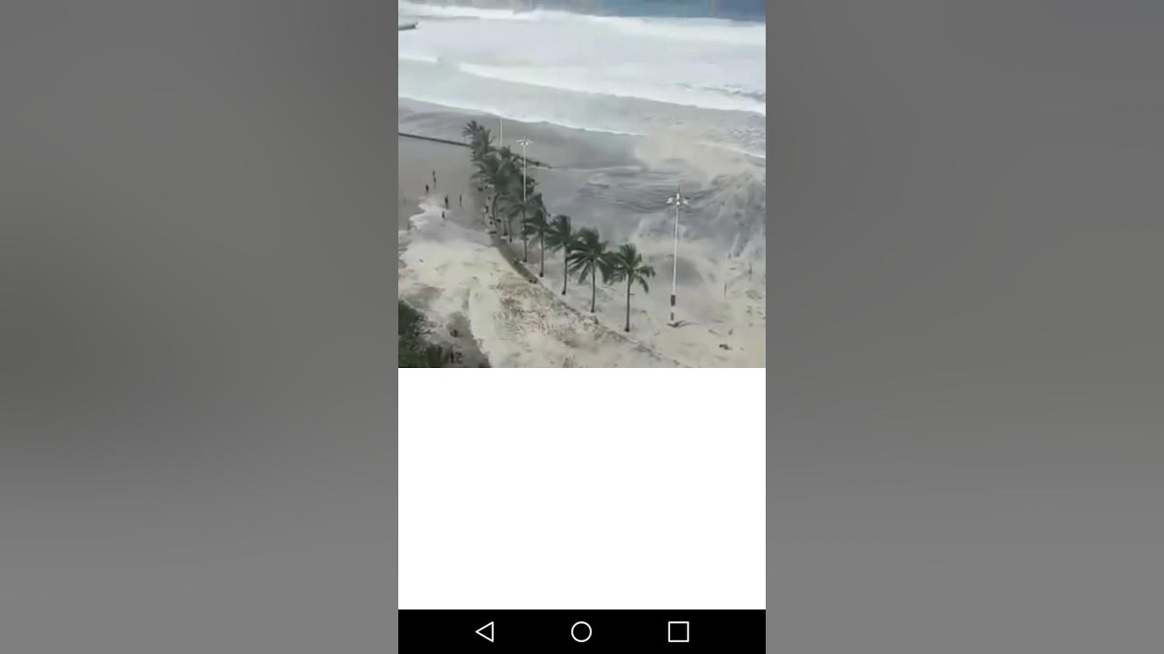 Tsunami en cancun YouTube