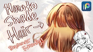 How To Shade Hair / IBISPAINTX TUTORIAL❗️❗️