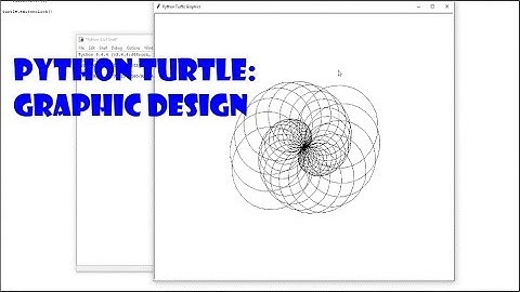 Python Tutorial- How to make a cool Design in Turtle Graphics