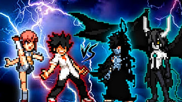 Misaka OP (New) & Touma V2 OP VS Ichigo V5 OP (all form) & Ulquiorra OP in Jump Force Mugen