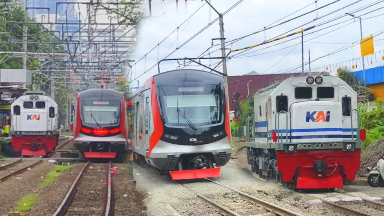 AKHIRNYA LOKOMOTIF LANGKA DI JAWA CC 204 LIVERY BARU SUMATRA WNB PERDANA KE JAKARTA,KRL CHINA,JR 205