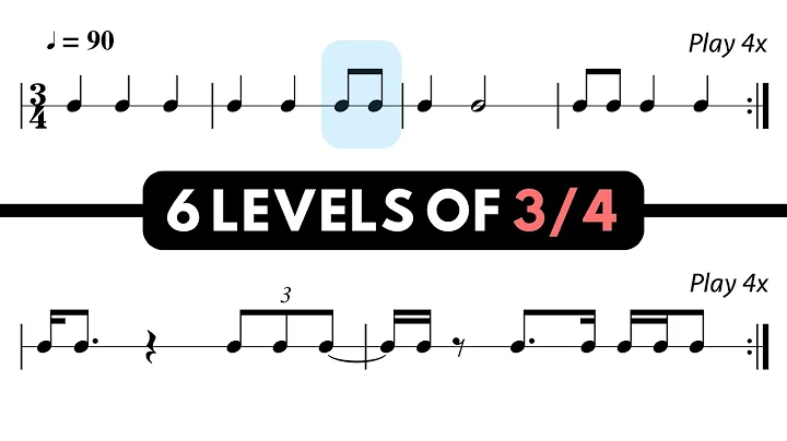 Improve Your 3/4 Sight Reading With These Easy Rhythm Exercises 🎵👌