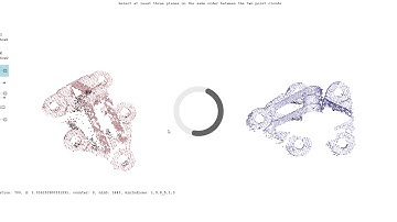 Automatic alignment of CAD point clouds 3