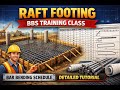 Raft Footing BBS Training Class | Bar Bending Schedule in Excel | Complete Step-by-Step