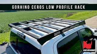 GoRhino Ceros Low Profile Roof Rack  Ram Rebel (30% coupon code below!) #gorhino