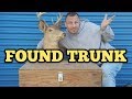 FOUND A TRUNK I Bought Abandoned Storage Unit Locker / Opening Mystery Boxes Storage Wars Auction