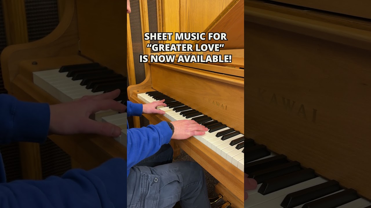 Easter sheet music 🎹 #GreaterLove // Follow the link pinned in the comments!