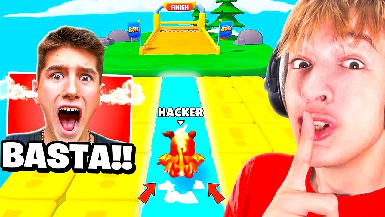 TROLLO con le *HACK* il MIO AMICO FERRO!🤣 su STUMBLE GUYS - YouTube
