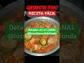 Guisado de pollo RECETA FÁCIL #comidasmexicanas #recetas #shorts