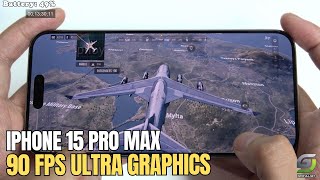 Iphone 15 Pro Max Test Game Pubg New State Max Setting | 90 Fps Ultra Graphics