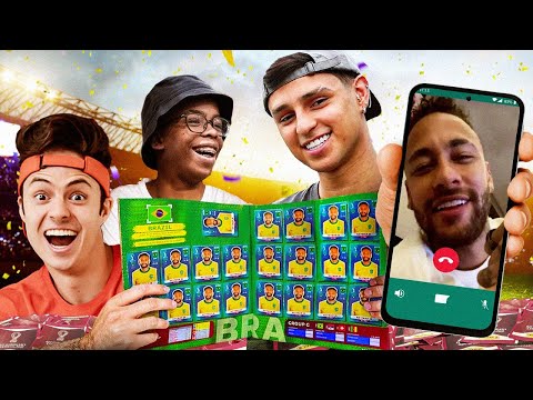 Dei Pro NEYMAR Um Álbum Só Com Figurinhas Dele ft Enaldinho e Boca - PARTE 01