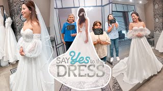 👰🏻‍♀️ PROBÁNDOME VESTIDOS DE NOVIA y consejos para comprar | DILE SÍ al VESTIDO