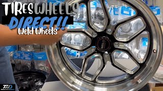 Weld Laguna 20x8 +0 and 20x10.5 +13 offset 5x127 bolt pattern Gloss Black Milled Part#s10700573625