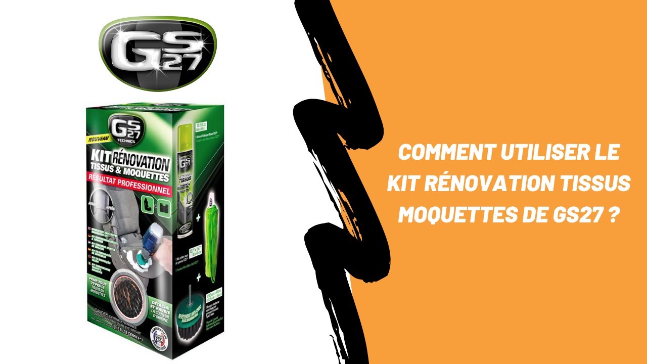 Kit de rénovation tissus et moquettes avec visseuse (300 ml