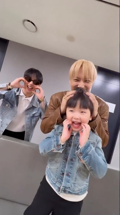 Omg so cute with Baek Koo Young and his son #exo #mihawk #kai #exokai #rover #kpopedit