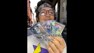 CVC CARD SHOW AUGUST 12TH, 2023 RESULTS 🔥 ! I PICKED UP SOME NEW INVENTORY 🔥 #footballcards #nfl