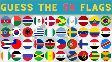 Guess the Flag in 5 Seconds | 50 Famous Flags | Flag Quiz 2024 | Part 1