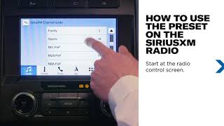 SiriusXM Presets