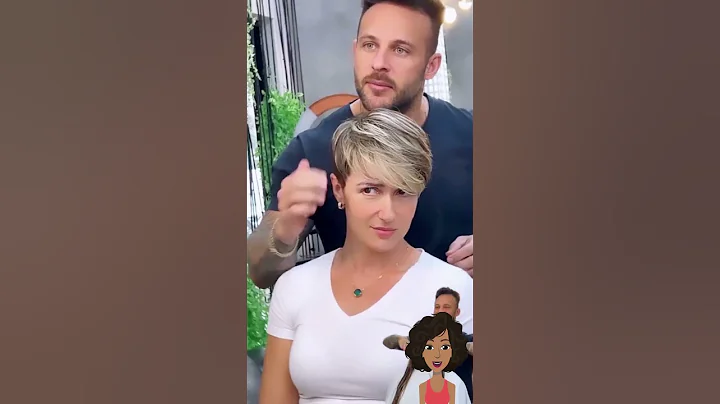 Watch Her Go From Long Boring Brown Hair To A Hot Blonde Pixie - DayDayNews
