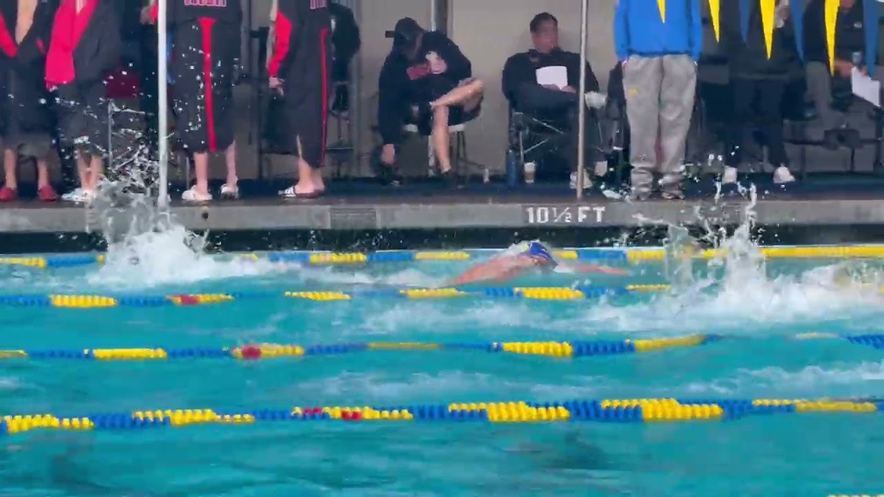 Enzo (Lane 8) 100y Freestyle - Cal Invitational - 1/18/26