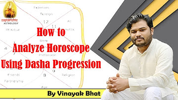 How to analyze Horoscope & Using Dasha Progression for Predictions By Vinayak Bhatt [Hindi]