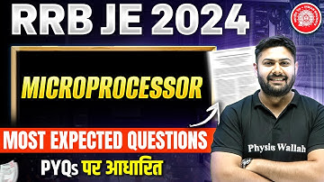 RRB JE CBT 2 PREVIOUS YEAR QUESTION PAPER | Microprocessor | MOST EXPECTED QUESTIONS