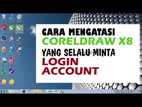 CARA MENGHILANGKAN DAN MENGATASI JENDELA LOGIN PADA CORELDRAW X8 - BAHASA INDONESIA - TUTORIAL #1