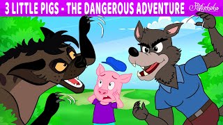 three little pigs the dangerous adventure bedtime stories for kids in english fairy tales