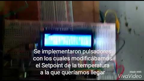 Control On/Off de un horno con PIC16F886