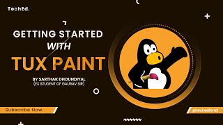 Getting Started With Tux Paint | Stamp, Line and shape tools screenshot 5