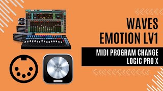 Waves eMotion LV1 midi program change (Logic Pro X)