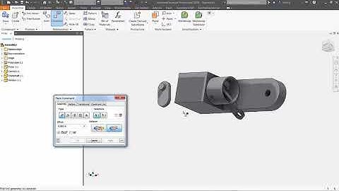 Inventor 101: Applying Assembly Constraints