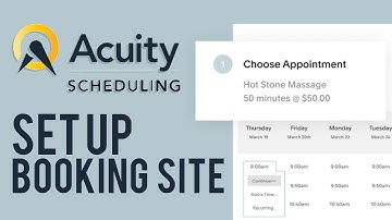 How To Set Up Acuity Booking Website | For Beginners (2025)
