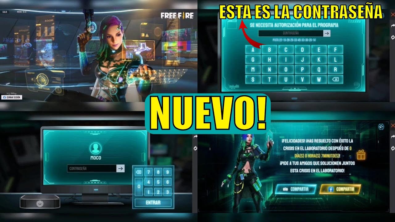 CUAL ES LA CONTRASEÑA DEL NUEVO EVENTO DE MOCO? COMO COMPLETAR TODO EL