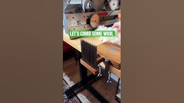 Watch how I comb wool. https://welcome.camaj-school-of-fiber-arts.com/