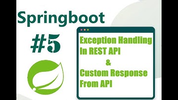 #5 Spring Boot REST API Error Handling | Custom Exception Responses